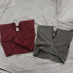 Melodia Designs Belly Dance Wrap Short Sleeve Tank Tops